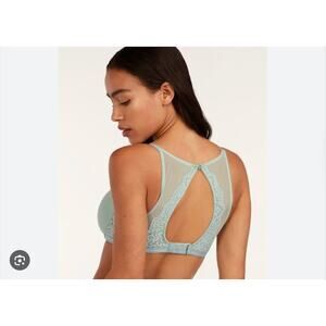 ThirdLove Artisan Lace Racerback Bra in Light Blue‎ 36D